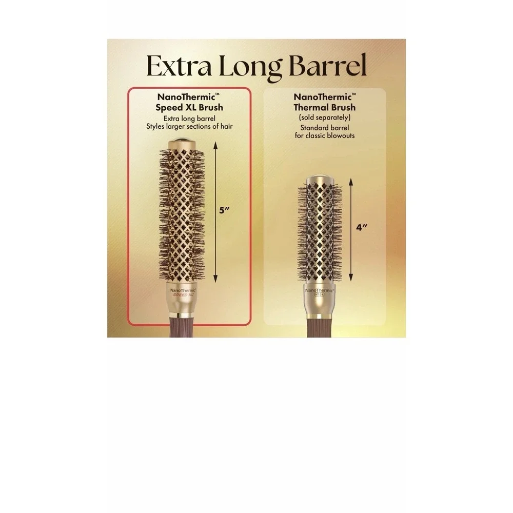 Olivia Garden NanoThermic XL Ceramic‎ + Ion Round Thermal Hair Brush 1